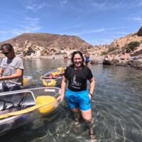 Kayak transparente cabo de gata almeria