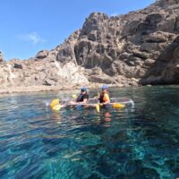 Kayak transparente cabo de gata almeria