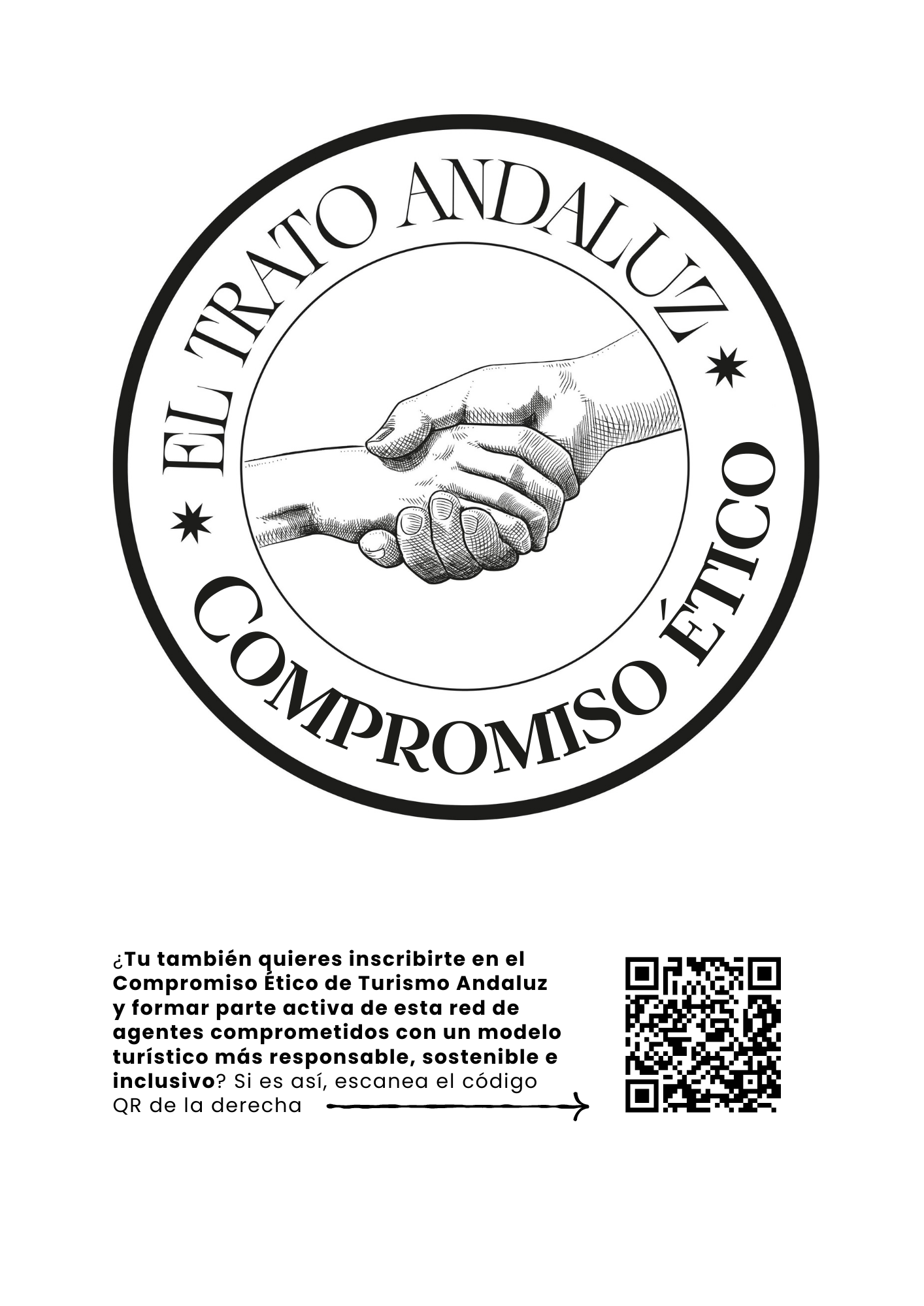 Visitas guiadas en Almería 242 LogoconQR Compromisoetico Negro FondoBlanco